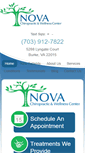 Mobile Screenshot of novachirowellness.com